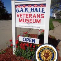 G.A.R. Hall Veterans Museum sign